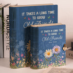 If Friends Were Flowers I'd Pick You - Personalized Wooden Book Box