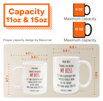 If I Had A Different Boss I Would Punch Them In The Throat - Personalized Mug