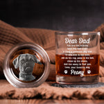 If I Had A Different Dog Dad - Personalized Whiskey Glass With Photo