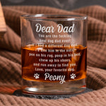 If I Had A Different Dog Dad - Personalized Whiskey Glass With Photo