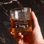 If I Had A Different Dog Dad - Personalized Whiskey Glass With Photo