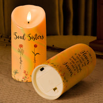 If I Had A Flower For Every Time You Made Me Smile - Personalized LED Candle