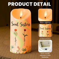 If I Had A Flower For Every Time You Made Me Smile - Personalized LED Candle