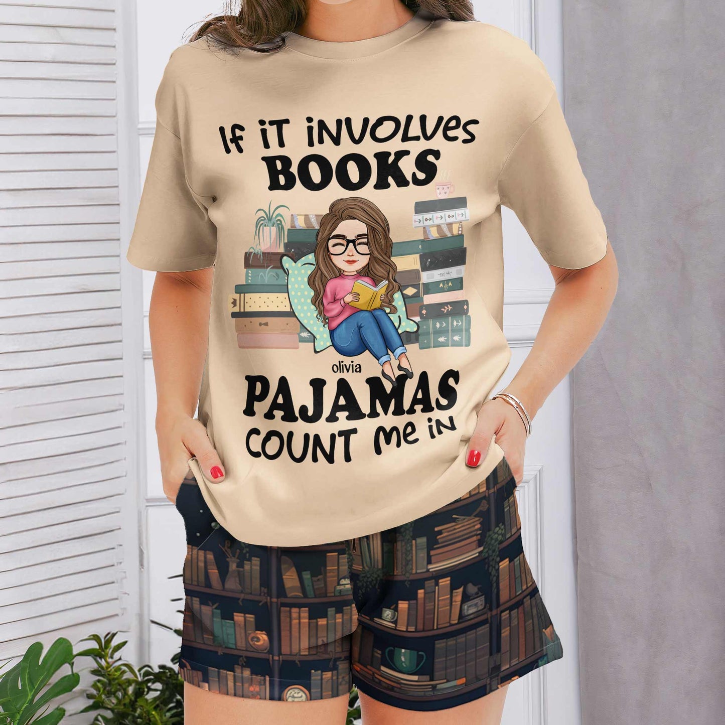 If Involving Book & Pajamas - Personalized Pajamas