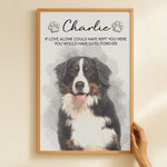 If Love Alone Could Have Kept You Here Loss Of Pet - Personalized Photo Poster