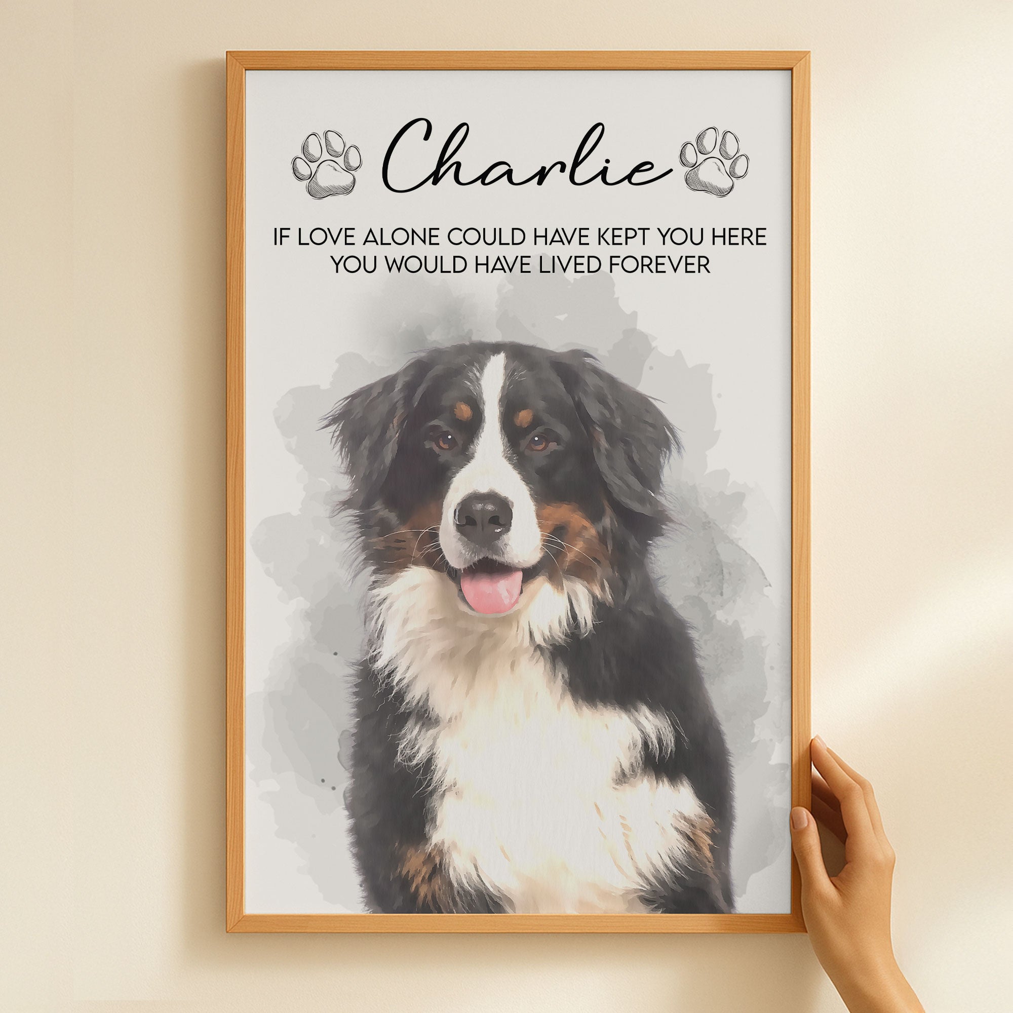 If Love Alone Could Have Kept You Here Loss Of Pet - Personalized Photo Poster