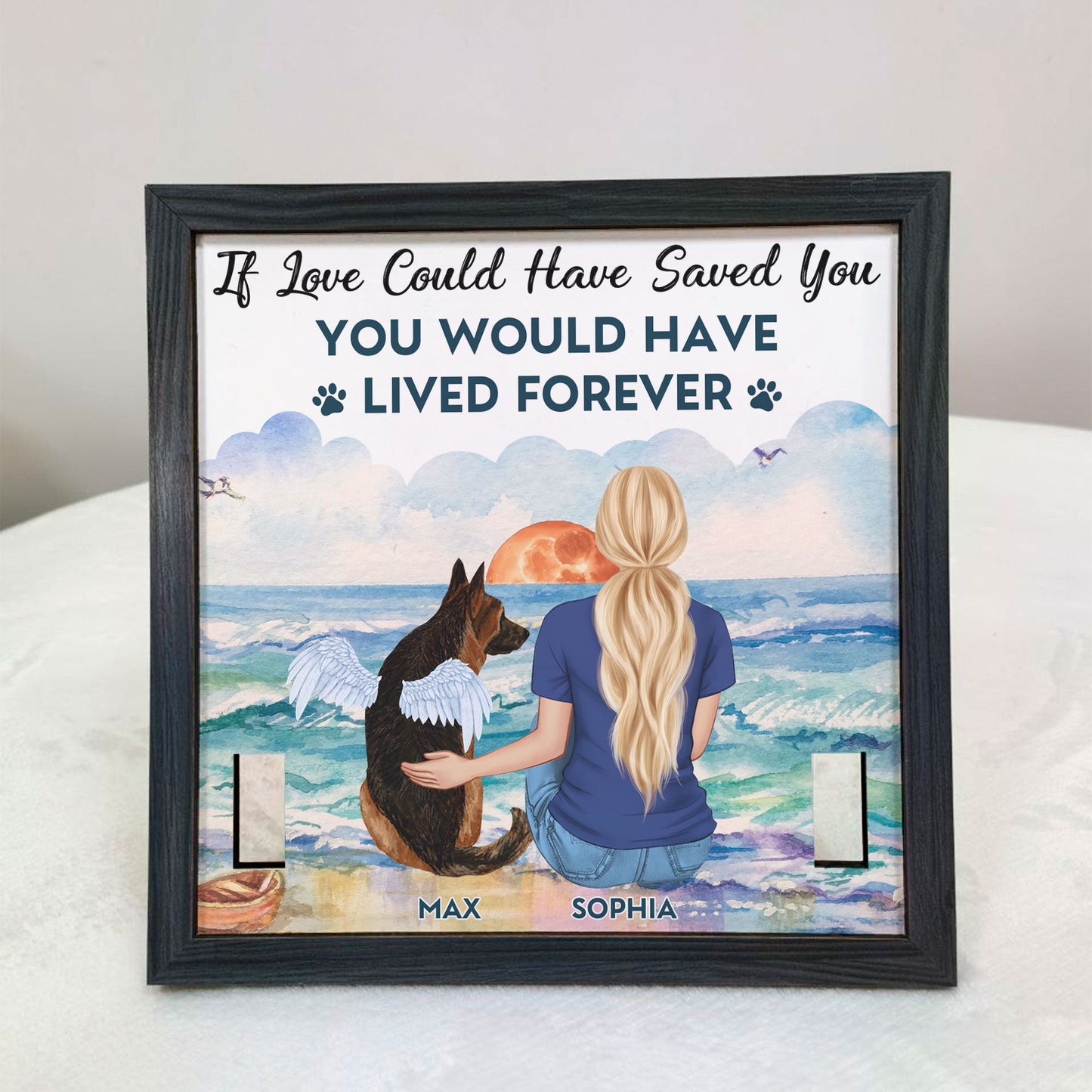 If Love Could Have Saved You - Personalized Pet Loss Frame