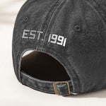 If Papa Can't Fix It No One Can - Personalized Distressed Denim Cap