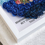 If Roses Grow In Heaven - Personalized Photo Flower Shadow Box