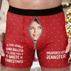 If You Jingle My Bells I Promise You A White Christmas Custom Face - Personalized Photo Men&#39;s Boxer Briefs