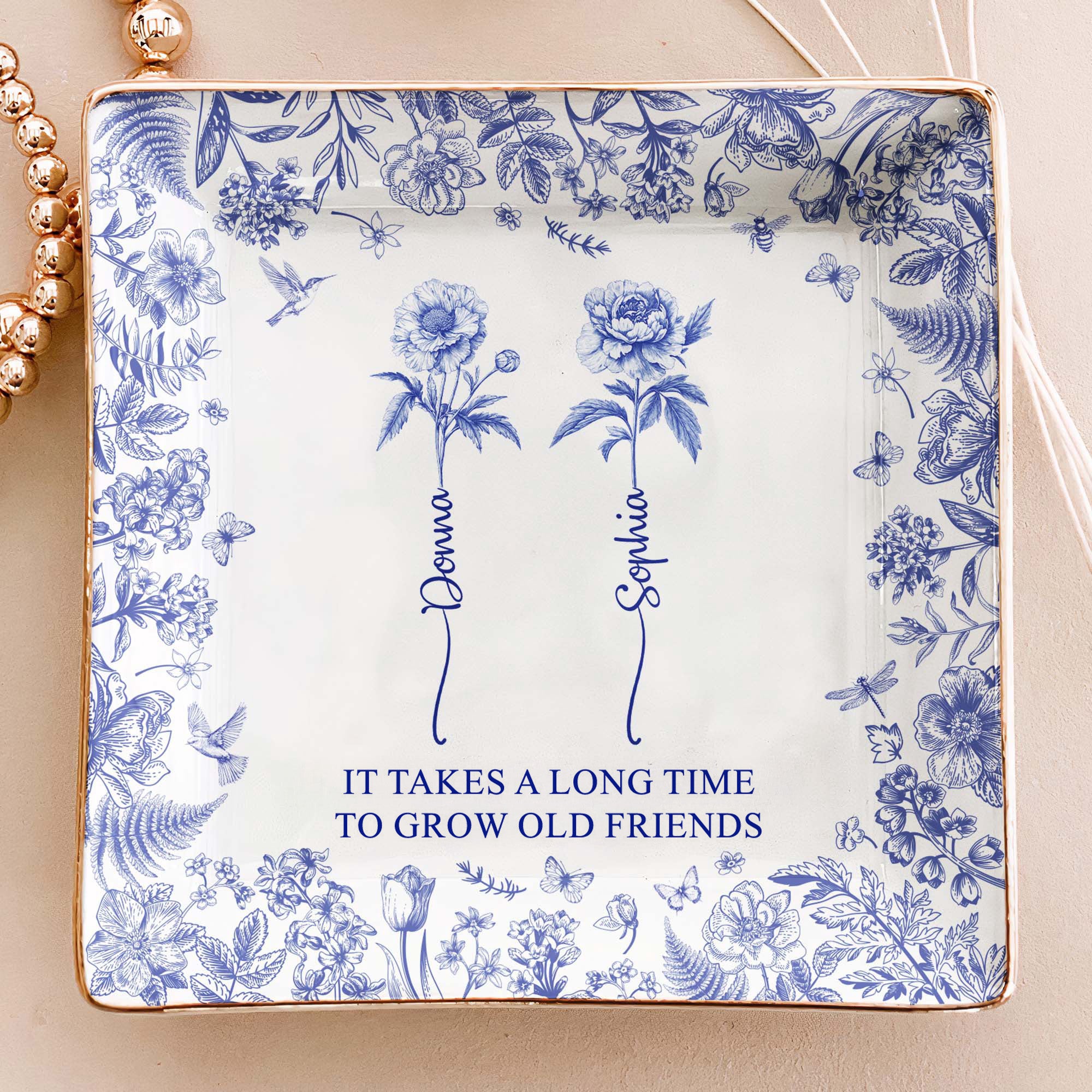 If_Besties_Were_Flowers_I_d_Pick_You_Toile_De_Jouy_Birth_Flowers_Personalized_Jewelry_Dish_1