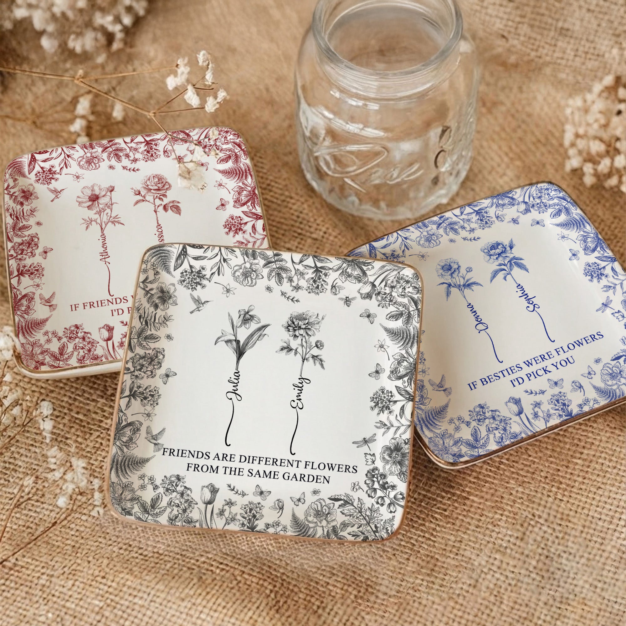 If_Besties_Were_Flowers_I_d_Pick_You_Toile_De_Jouy_Birth_Flowers_Personalized_Jewelry_Dish_4