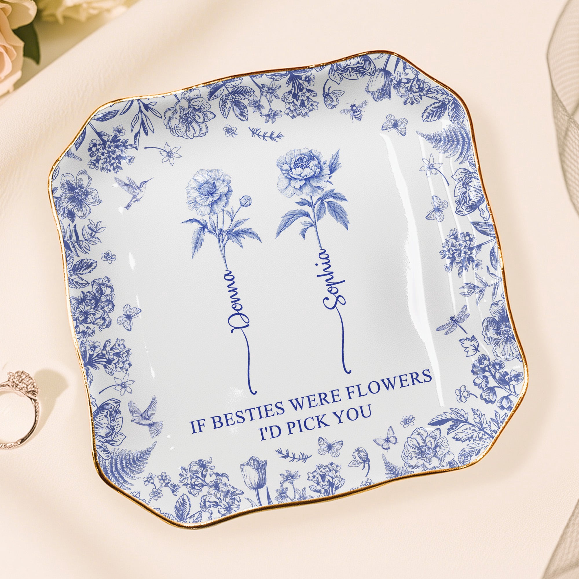 If_Besties_Were_Flowers_I_d_Pick_You_Toile_De_Jouy_Birth_Flowers_Personalized_Jewelry_Dish_6