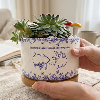 If-Daughters-Were-Flowers-I'D-Pick-You-Toile-De-Jouy-Style-Personalized-Plant-Pot-2