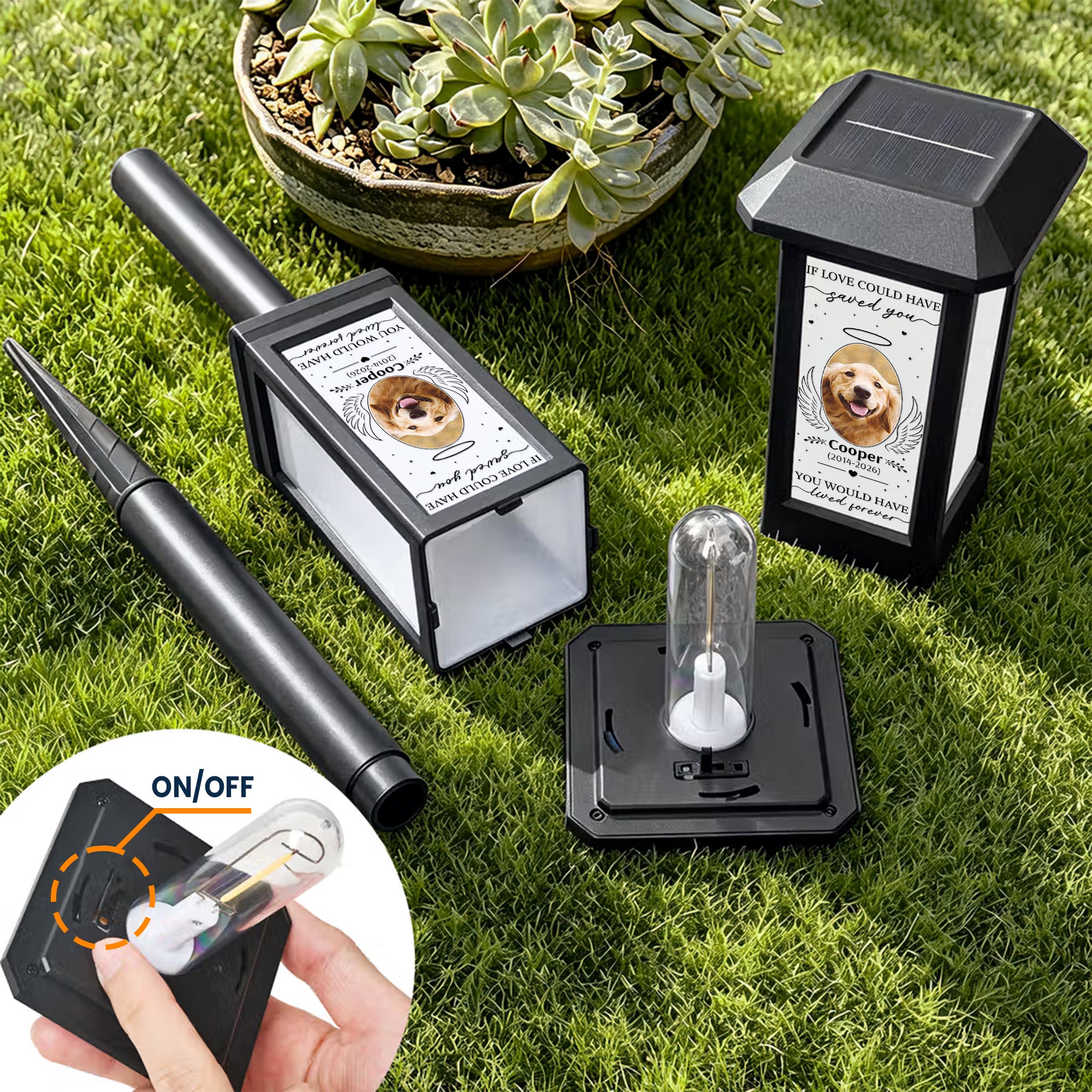 If-Love-Could-Have-Saved-You-Pet-Memorial-Gift-Personalized-Solar-Garden-Light-5