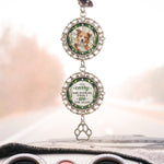 I'll Carry You With Me Until I See You Custom Photo Stained Glass Art - Personalized Car Ornament