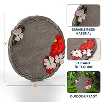 I'm Always With You Cardinal Garden Stone - Personalized Photo Memorial Garden Stone