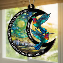I'm Always With You New Version - Personalized Suncatcher Ornament