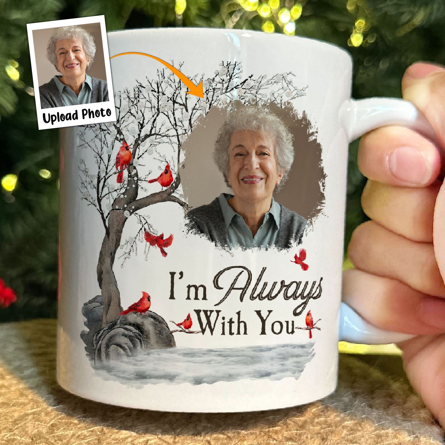 I'm Always With You - Personalized Photo Mug