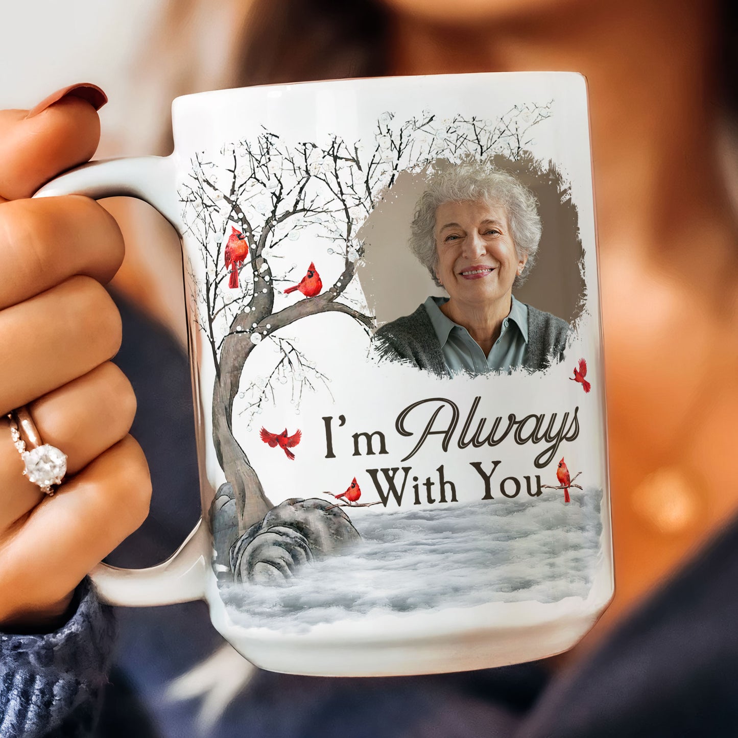 I'm Always With You - Personalized Photo Mug