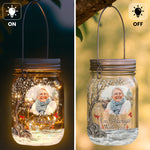 I'm Always With You - Personalized Photo Solar Mason Jar Light