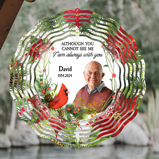 I'm Always With You - Personalized Photo Wind Spinner