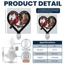 I'm Always With You - Personalized Photo Wood And Acrylic Night Light