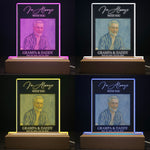 I'm Always With You Self Portrait Van Gogh Art - Personalized Photo LED Light