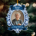 I'm Always With You Vintage Frame Photo Ornament - Personalized Acrylic Photo Ornament