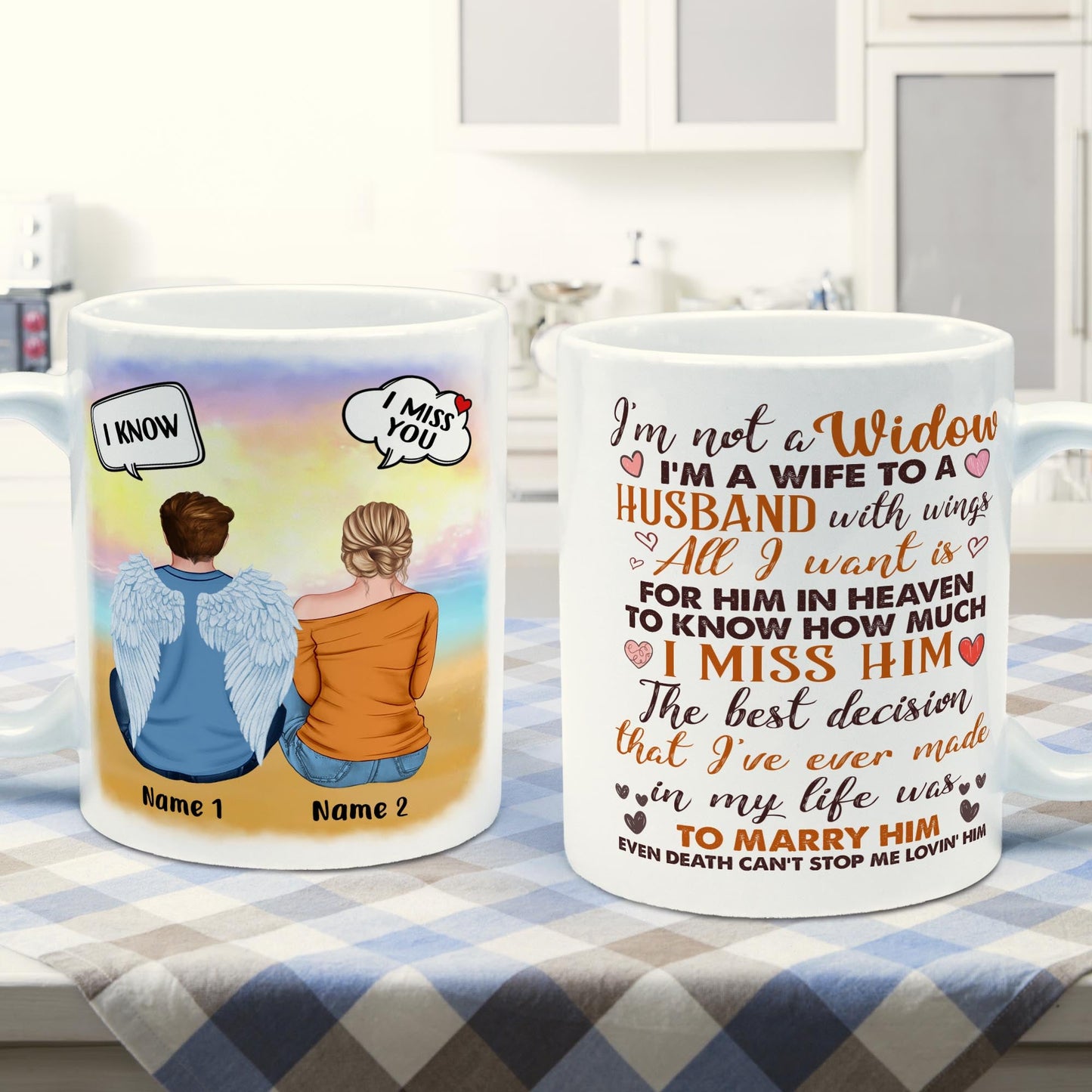 I'm Not A Widow - Personalized Mug - Gift For Family Memorial