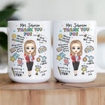 Important Part Of My Story - Thank You Teacher Gift - Personalized Mug