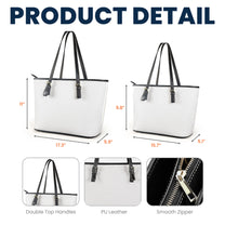 In A World Full Of Grandmas - Personalized Leather Tote Bag