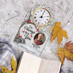 In Loving Memory I'm Always With You - Personalized Acrylic Photo Desk Clock