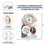 In Loving Memory I'm Always With You - Personalized Acrylic Photo Desk Clock