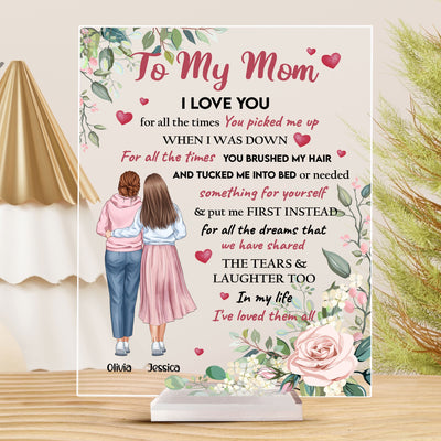 In My Life I've Loved Them All - Personalized Acrylic Plaque