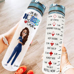 In My Nurse Era - Personalized Water Bottle With Time Marker