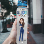 In My Nurse Era - Personalized Water Bottle With Time Marker
