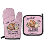 In My Sourdough Era Gifts For Sourdough Lovers Baking Lovers - Personalized Oven Mitts