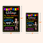 In This Classroom Adventure Never Ends - Personalized Metal Sign
