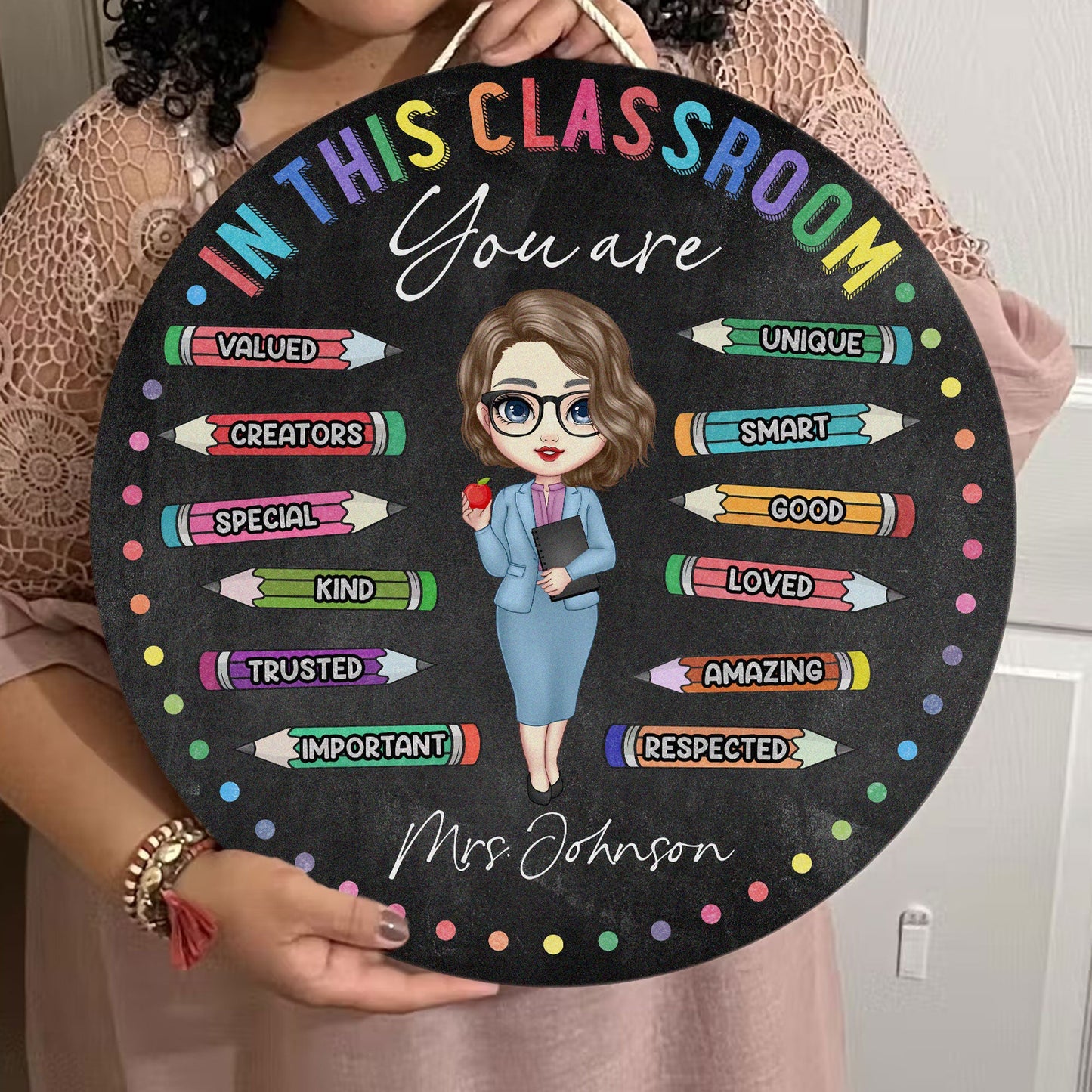 In This Classroom You Are - Personalized Wood Sign