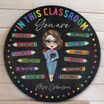 In This Classroom You Are - Personalized Wood Sign