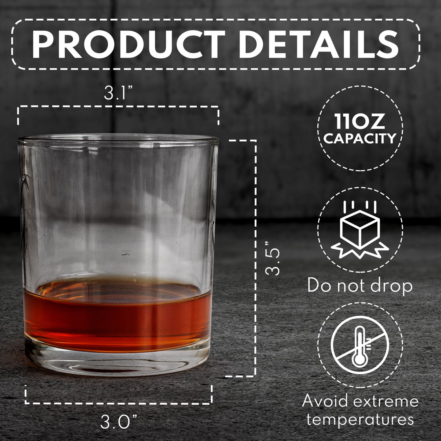 In Whiskey Years You Just Got More Delicious - Personalized Whiskey Glass