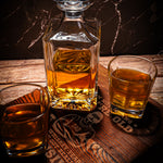 In Whiskey Years You Just Got Really Expensive - Personalized Whiskey Decanter Set