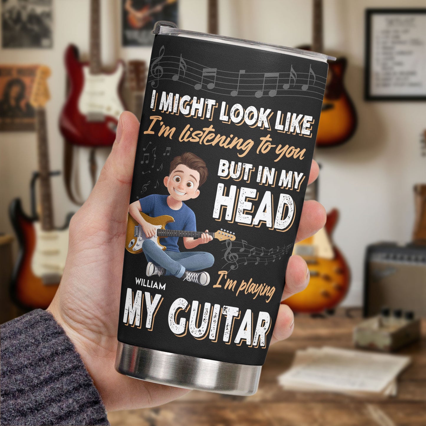 In_My_Head_I_M_Playing_My_Guitar_Personalized_Tumbler_3