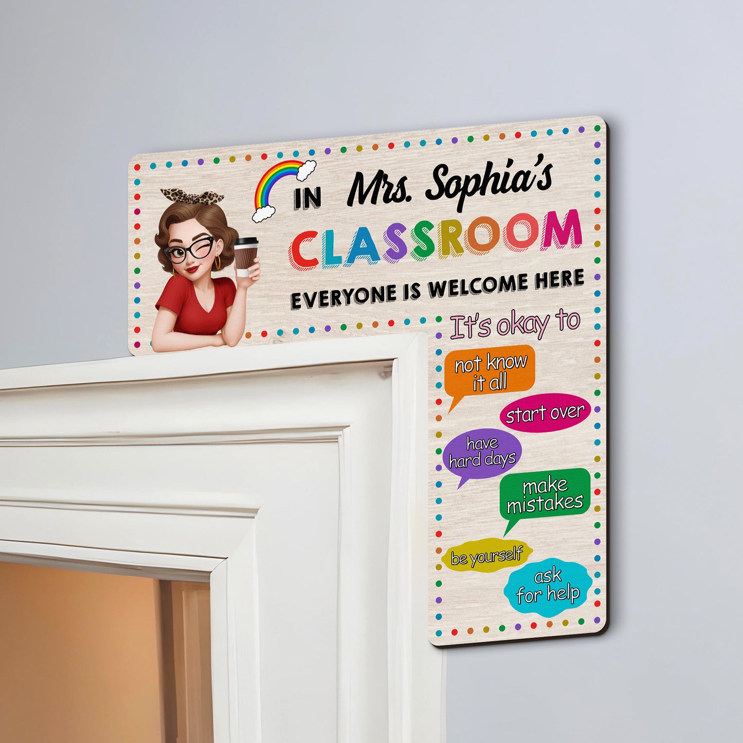 In-This-Classroom-It'S-Okay-To-Personalized-Door-Corner-Decor-4