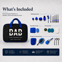 27 Pcs Car Cleaning Kit – The Perfect Gift For Dad Or Husband - Personalized Car Cleaning Kit