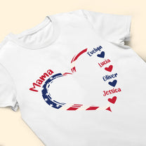 Independence Day 4th Of July Family American Flag - Personalized Shirt