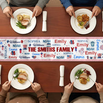 Independence Day - Personalized Table Runner