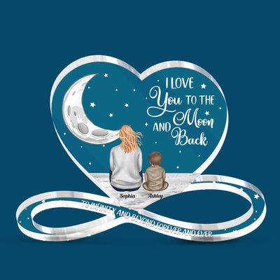 Infinity And Beyond Forever And Ever - Personalized Custom Shaped Acrylic Plaque