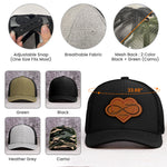 Infinity Love - Personalized Leather Patch Hat